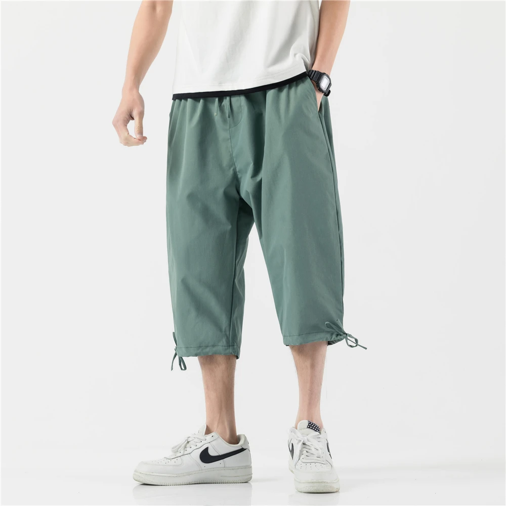 Летние штаны Pantalon Homme, повседневные японские шаровары, Мужские Легкие уличные штаны Harajuku, спортивные штаны, леггинсы Летние штаны Pantalon Homme, повседневные японские шаровары, Мужские Легкие уличные штаны Harajuku, спортивные штаны, леггинсы