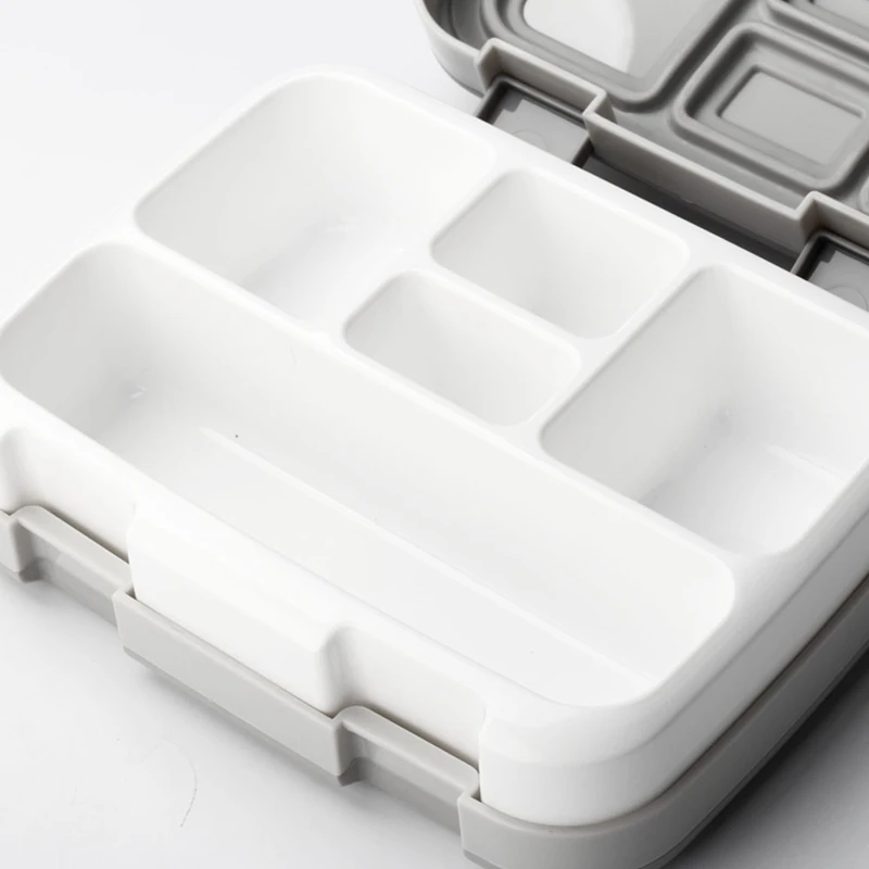 Мода-Ланч-бокс портативный несколько сеток Bento box школьник дети столовая посуда портативный контейнер для хранения еды герметичность Pi