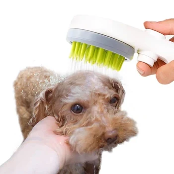 

New Pet Shower Head Bath Brush Dogs Cats Shower Groom Comb Pet Washing Massage Shower Supply Sprinkler Portable Dog Wash Shower