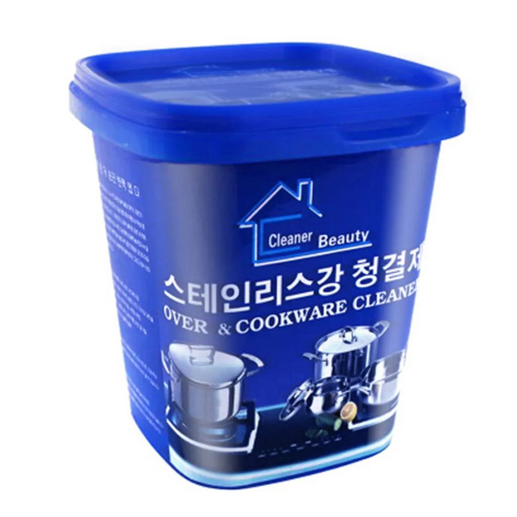 

All Purpose Cream Stainless Steel Paste Metal Polishing Cookware Cleaning Paste Household Kitchen Cleaner Washing Pot Bottom
