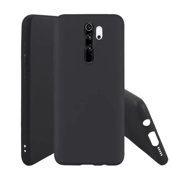 

High Quality Redmi Note 8 Pro Antishock Soft TPU Phone Case for Redmi Note 8 Ultra-thin Protective Cover Case Black
