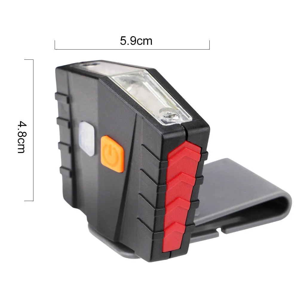 Clip Hat USB Charging Convenient Touch Sensor Headlamp Fishing Induction Energy Saving COB LED Durable Lantern Head Torch