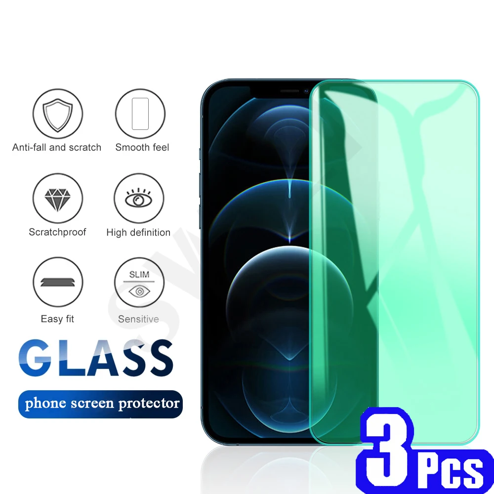 

3/5 шт., Защитное стекло для iphone 12 Mini 11 Pro Max X XR XS SE 2020 8 7 6 6s Plus