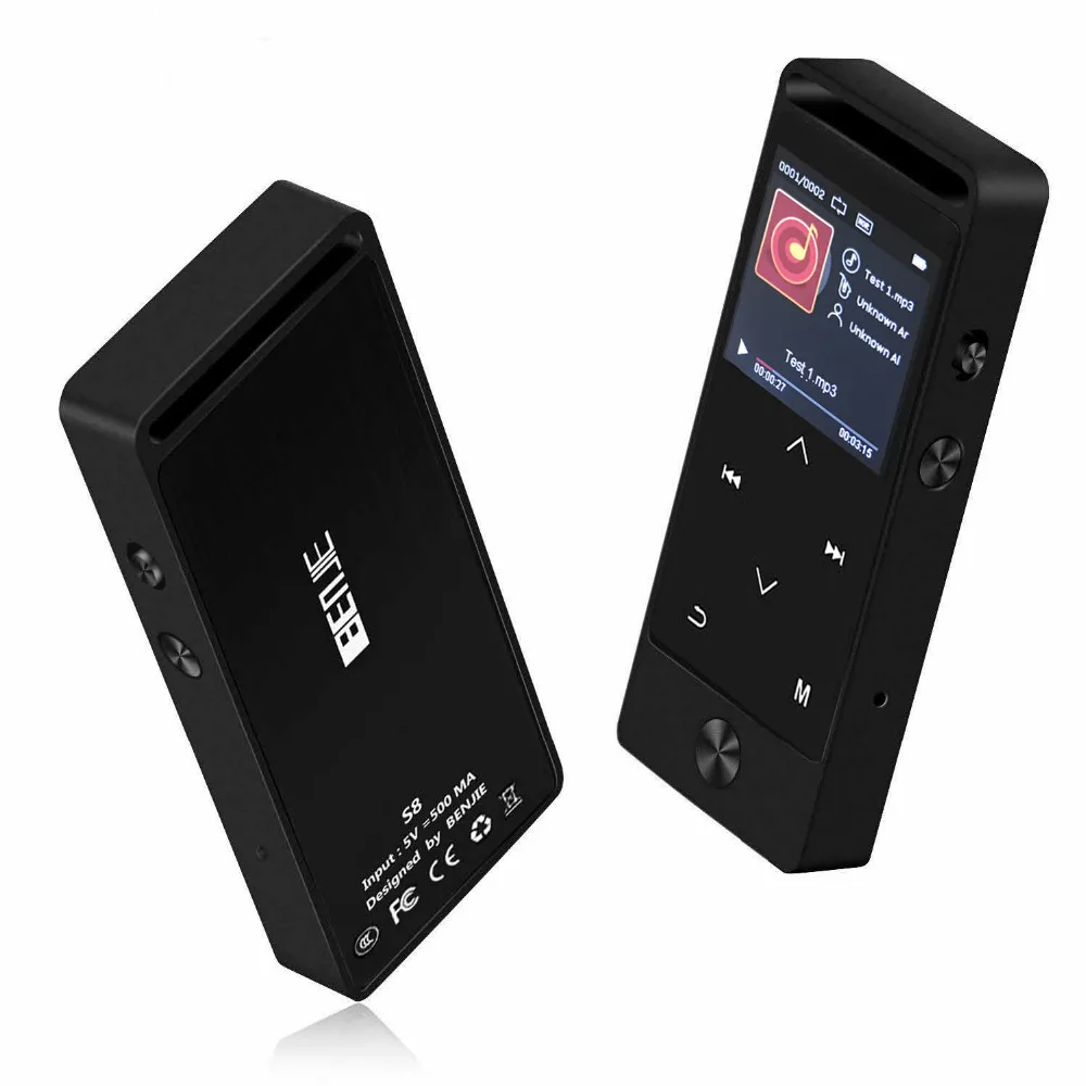 Портативный мини mp3-плеер с Bluetooth 4,0 HiFi музыкальный плеер без потерь с fm-радио, рекордер, расширяемая sd-карта до 128 ГБ