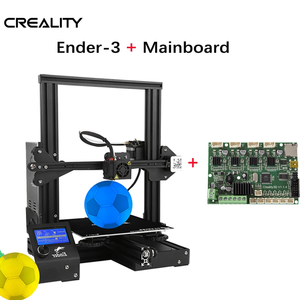 Ender-3add Mainboard Ender-3 /Ender-3 Pro 3D Printer DIY Kit 3D printer Large Size I3 mini Resume Power Failure Printer ender 3 impresora 3D - Цвет: Ender-3add Mainboard