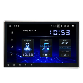 

10.2" 2 Din Autoradio GPS Android10 DSP Universal Car Stereo Touch Screen Bluetooth GPS Navigation System MAX10 4G RAM 64G