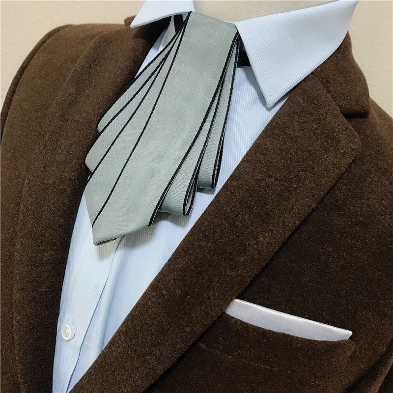 Only Necktie Элегантный мужской женский эластичный галстук-бабочка Свадебная деловая Вечеринка шейный галстук-платок Британский галстук-бабочка Жених клетчатый полосатый галстук с принтом - Цвет: Only Necktie