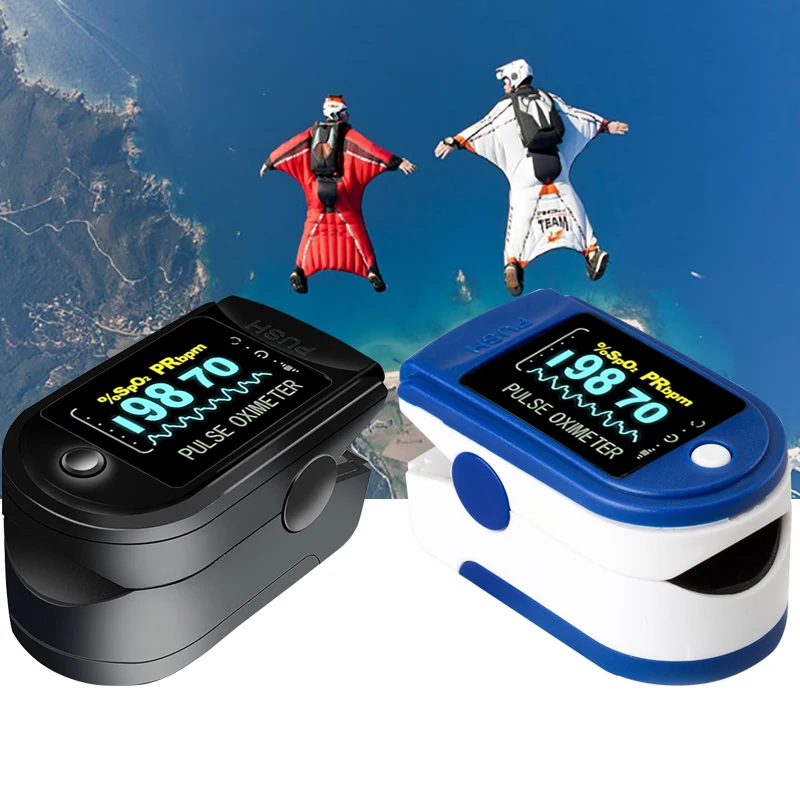 Medical Portable Finger Pulse Oximeter blood oxygen Heart Rate Saturation Meter OLED Oximetro de dedo Saturometro Monito afbeelding