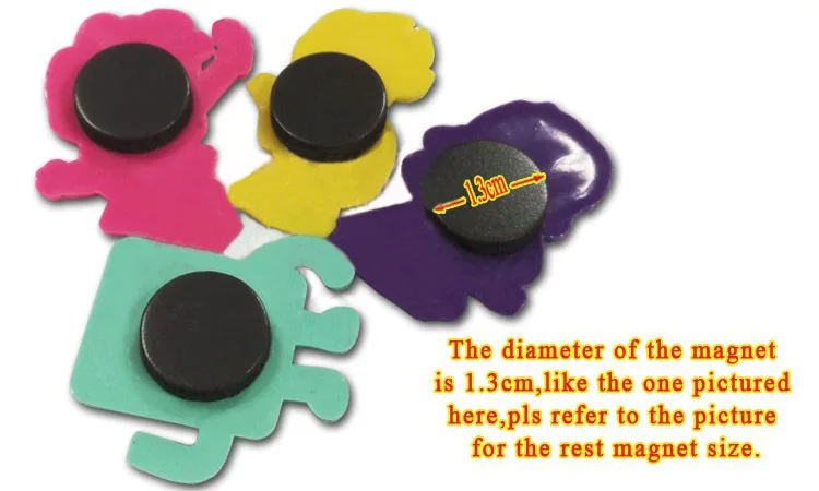 8 шт./лот Kawaii Мультяшные Фигурки ПВХ магниты на холодильник аниме магнитные наклейки домашний декор магнит на холодильник детские игрушки подарок