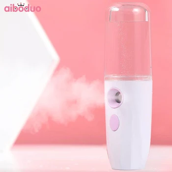 

Portable Mini Facial Spray Nano Mist Moisturizing Humidifier USB Charging Office/Homehold Facial/Body Skin Care Steamer Machine