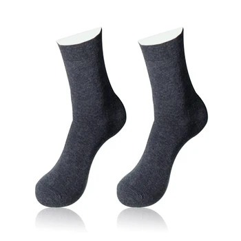 

3pcs Fashionable 1pair Health Bamboo Fiber Antibacterial Sock Men's Sport Soft Mid Socks