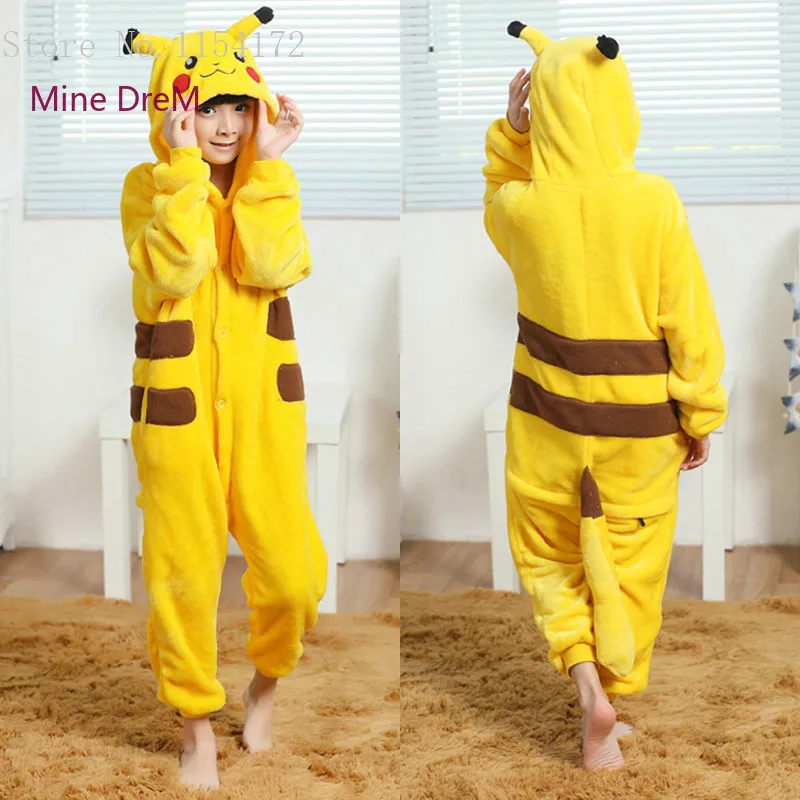 Кигуруми пика мультфильм животных комбинезоны пижамы костюм для мальчиков и