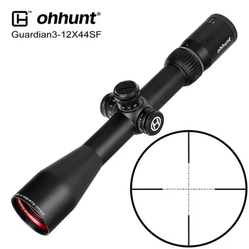 

Guardian 3-12X44 SF Tactical OpticalRiflescope 1/2 Half Mil Dot Reticle Optics Sight Side Parallax Turrets Lock Reset Scope
