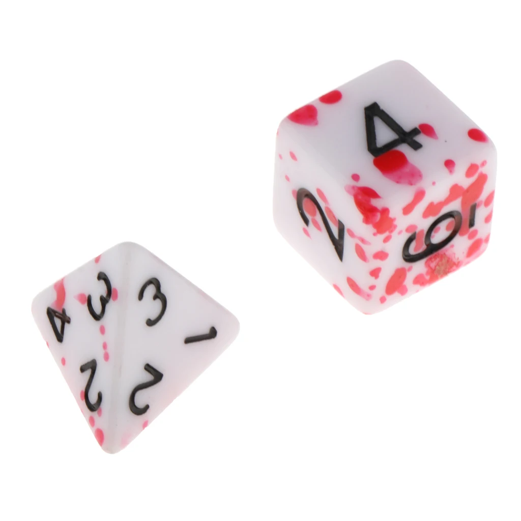 7Pc Multi-sided Dices Set D4-D20 MTG DND RPG Board Game Dice for D&D Roleplaying Party Casino Table Game Toy