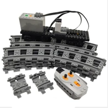 Novo ajuste para 10254 rodas de trem atualizar peças controle remoto do motor blocos de construção peças conjuntos diy conjunto energia tos