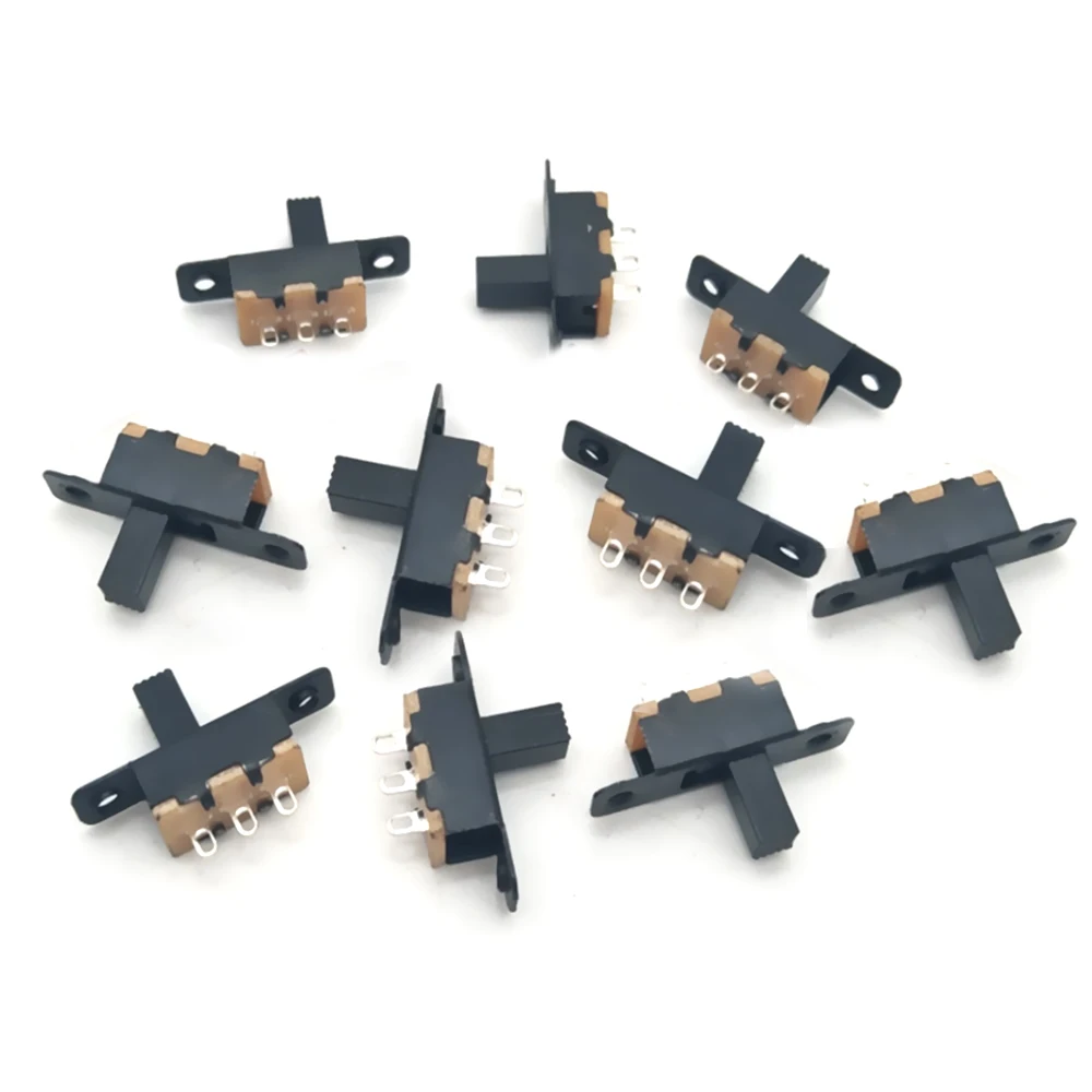 

20PCS Handle 6mm 50V 0.5A SPDT Slide Switch SS12F16 Toggle Switch