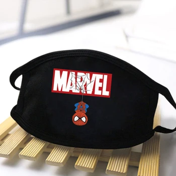 

Mavel Cartoon Anime Paw print Dust Cool Mouth-muffle Masks Mask Anti Haze Warm Women Funny Wash cotton mask