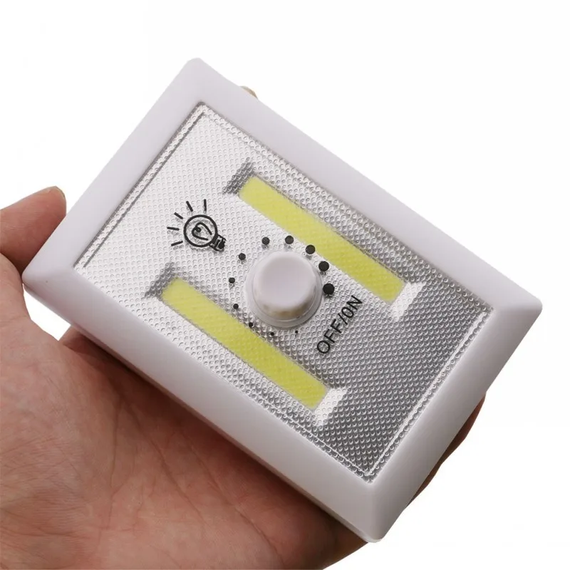 Tanio COB magnetyczny Mini LED bezprzewodowy włącznik światła ściany lampki