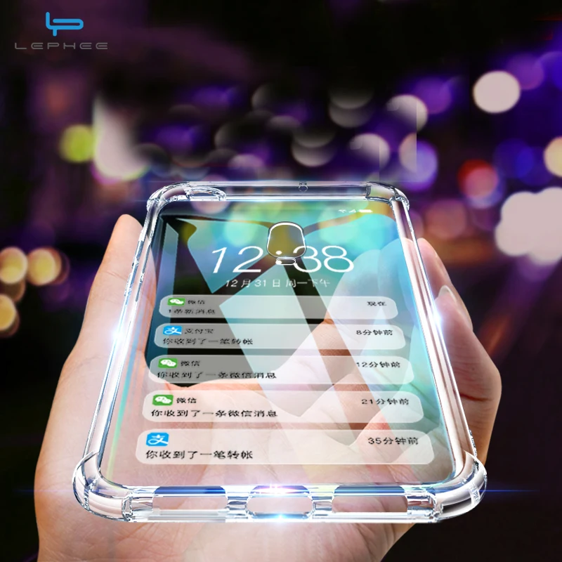 

Silicone Shockproof Clear Case For Oneplus 7 Pro Transparent Cases For Oneplus 6 6T 5 5T One Plus 7 Full Cover Protective Shell