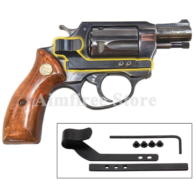 

Universal Concealed Carry Gun Clip Holster Pistol Holsters fits All Revolvers Concealed Gun Belt Clip