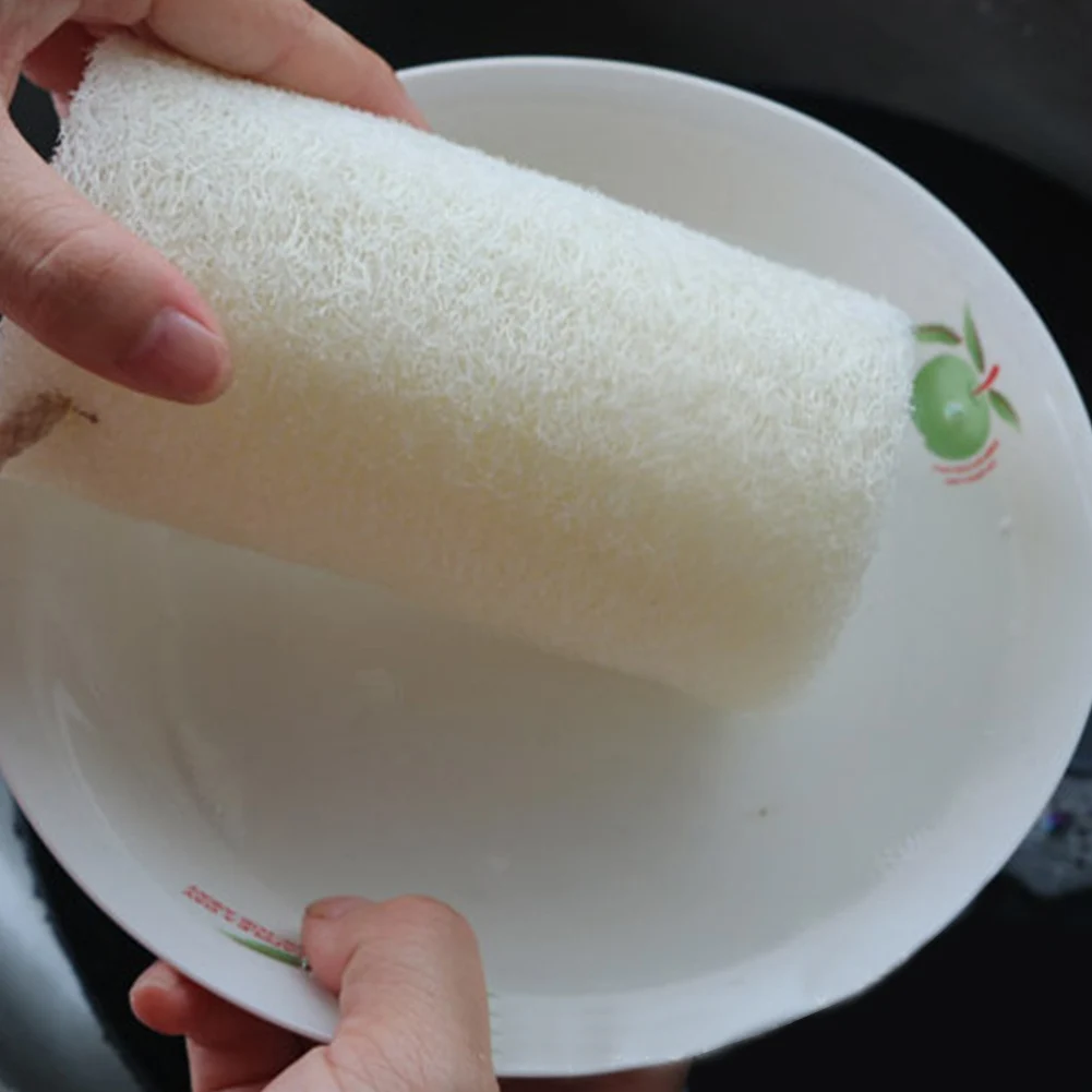 Натуральная мочалка Luffa, Мочалка для душа, спа-губка для тела, Мочалка для удаления Рожков, Массажная Губка для купания