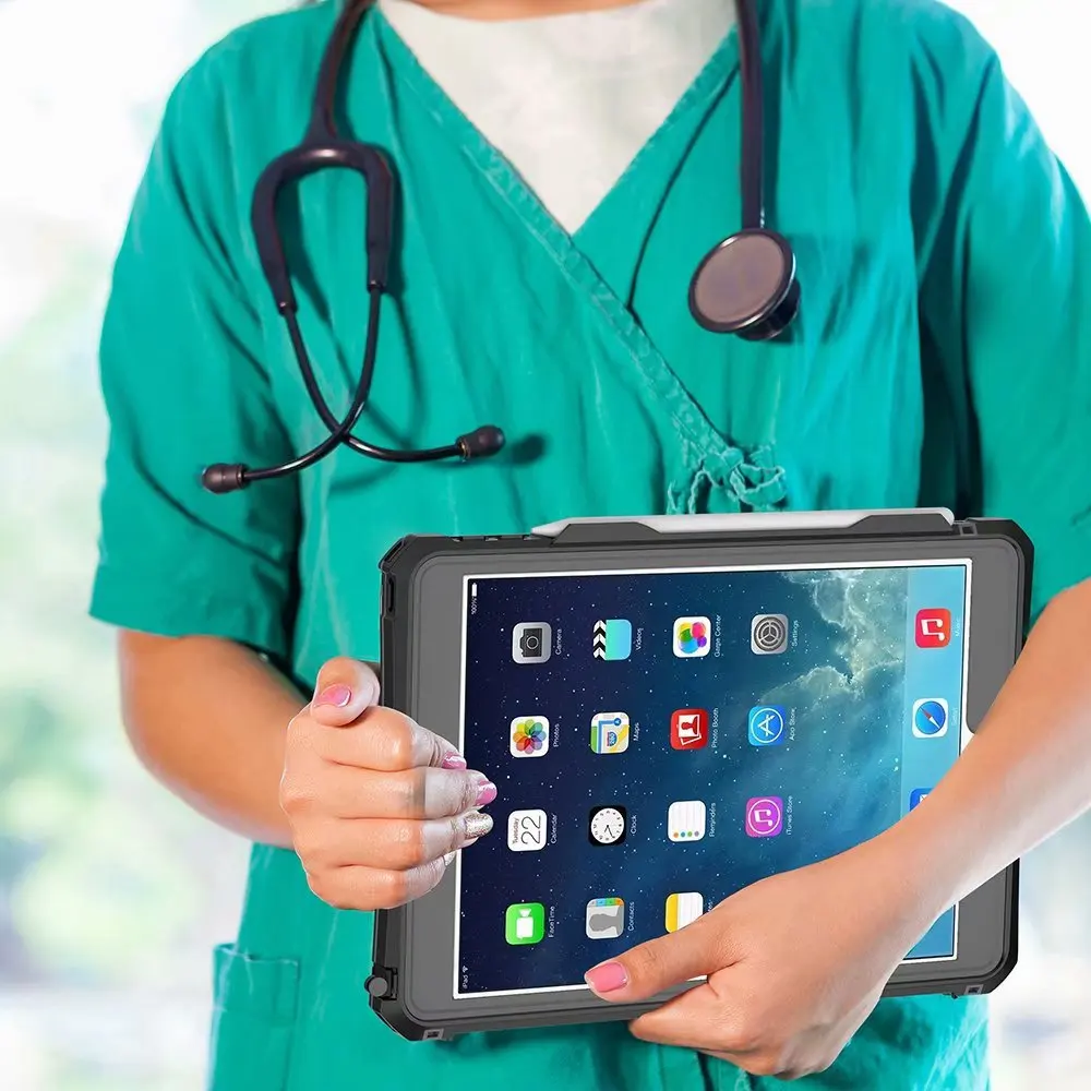 Для iPad 10,2 A2198 Водонепроницаемый Чехол, IP69K прозрачный водонепроницаемый противоударный снегозащитный чехол для iPad Coque со шнурком