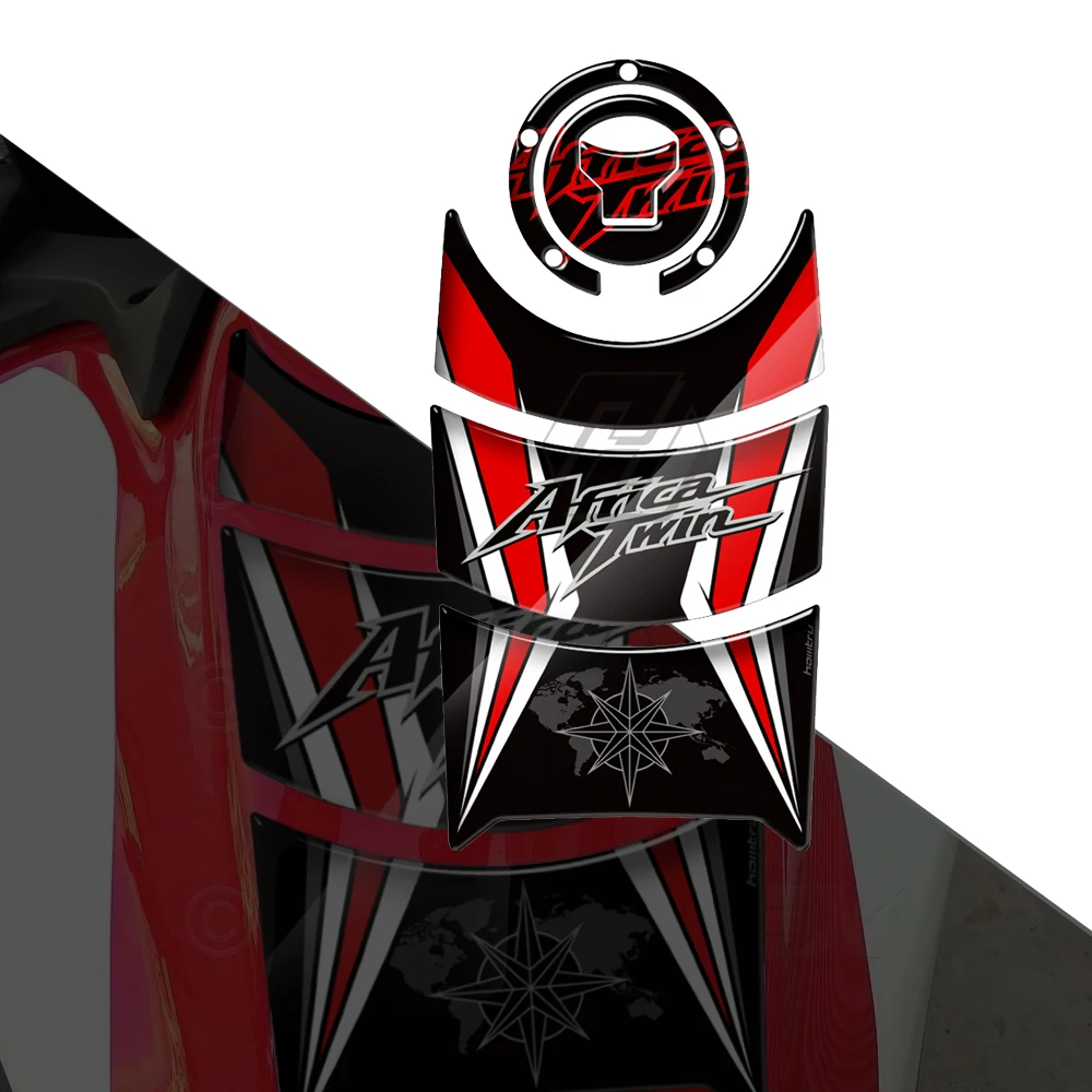 3D мотоцикла топливный бак крышка стикера Танк Pad Protector чехол для Honda CRF1000L Африка Twin
