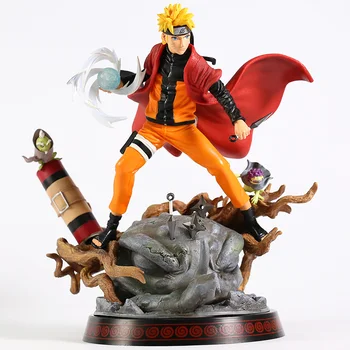 

Naruto Shippuden Uzumaki Naruto Shuriken Battle Ver. Statue with LED Light Collectible Figure Model Toy