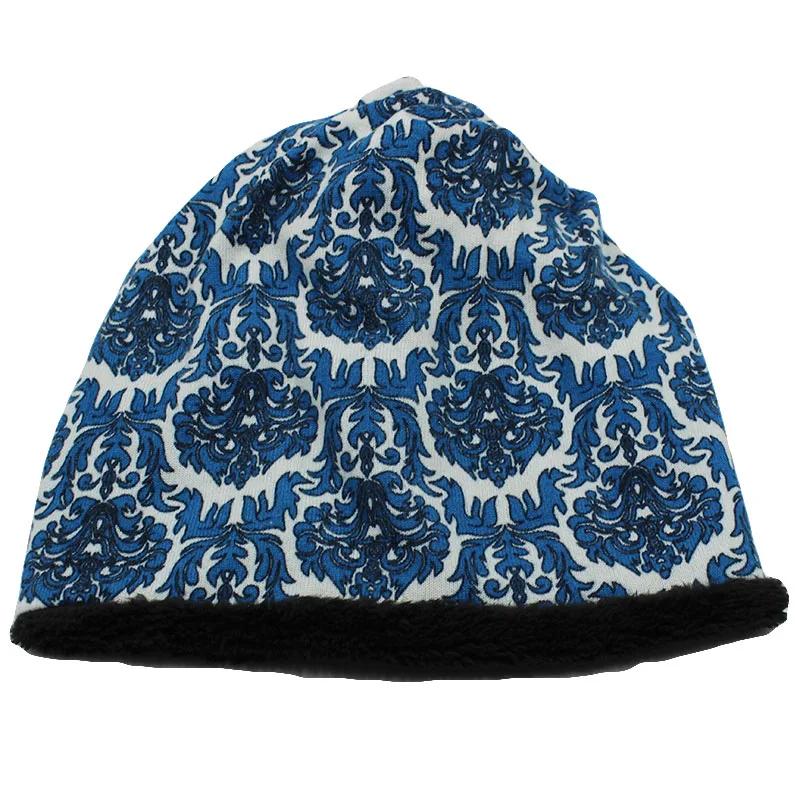 Neue Mode Frauen Winter warme Mützen Schädel Schal zwei gebrauchte Unisex Strick Mädchen Hut Kappen Blumen weibliche Gorras Outdoor Knochen Verkauf – Detail 21