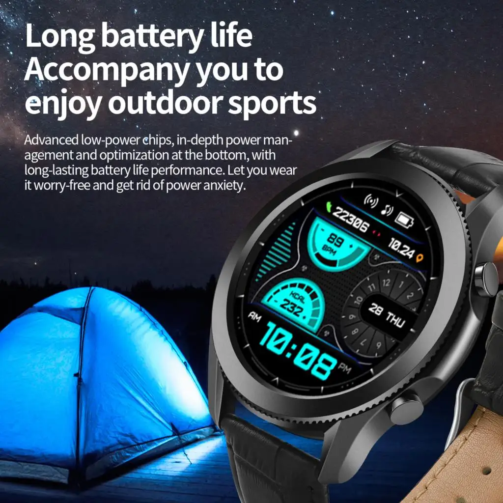 Galaxy W3 Smartwatch Fitness Tracker Bracelet Bluetooth Call Men's Smart Watch Waterproof IP68 Women's Watches for Huawei Xiaomi
