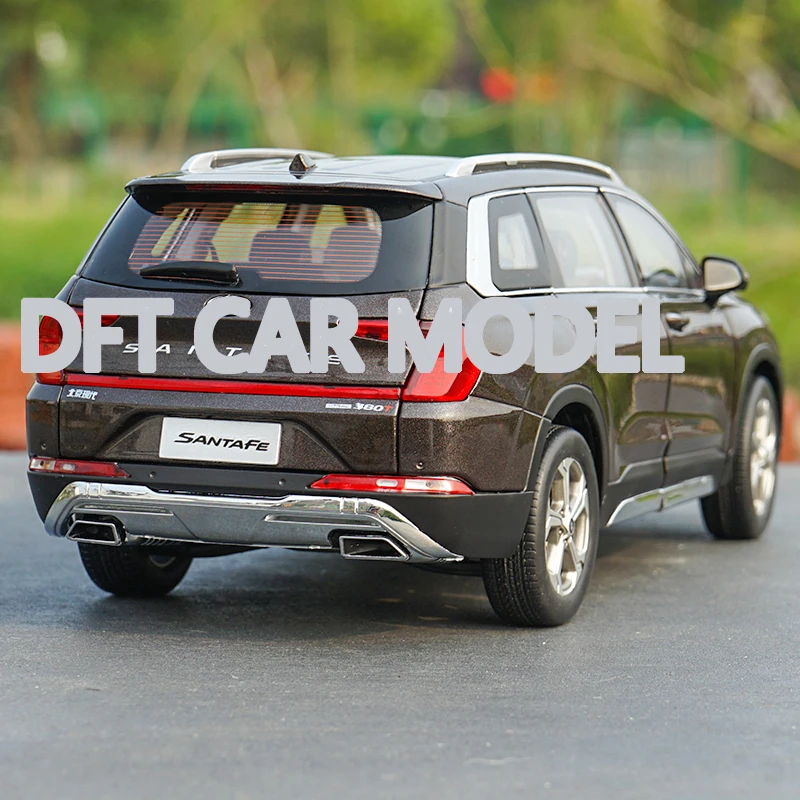 1:18 Масштаб сплава игрушечных автомобилей Корея xiandai SANTAFE модель автомобиля SUV детских игрушечных автомобилей авторизованный игрушки для детей