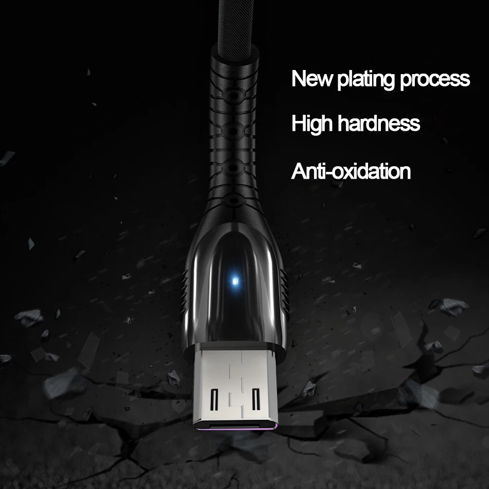 Кабель Micro USB для быстрой зарядки 3 А, кабель для зарядки и синхронизации данных длиной 1,2 м для samsung, Xiaomi, Redmi, huawei, Android, зарядка для мобильных телефонов