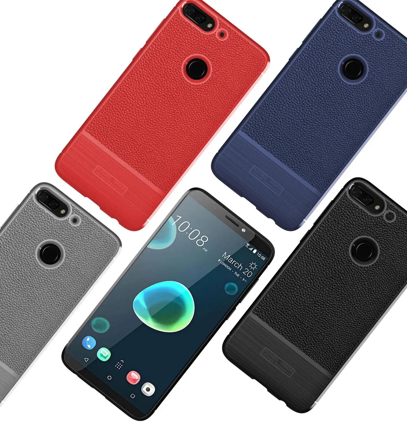 Мягкий кожаный из ТПУ чехол для телефона ASUS ZenFone V Live Подарочная оболочка задняя