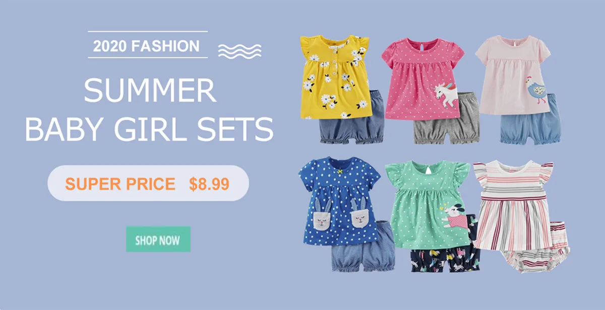 2020 Cheap cotton Baby romper Short Sleeve baby clothing One Piece Summer Unisex Baby Clothes girl and boy jumpsuits Giraffe