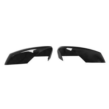 

Plastic Door Side Mirror Cover Cap 51167078360 1 Pairs Door Side For BMW E60 E61 2004-2007