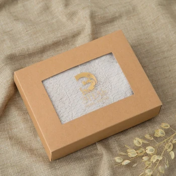 

Double-sided towel Ethel "Leaves" color light gray, 70 × 140 cm, 380 g / m², 100% chl