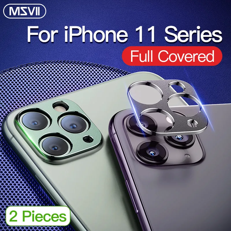 Защитное стекло для объектива камеры Msvii iPhone 11 Pro защитная рамка 11Pro MAX