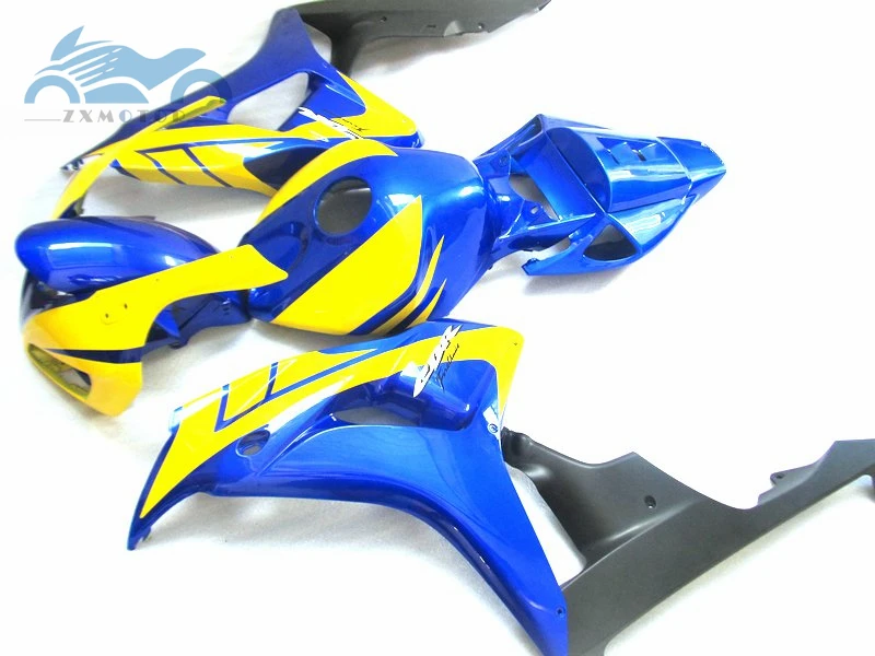 Высококачественный Комплект обтекателя впрыска, пригодный для Honda CBR1000RR 2006 2007 CBR 1000RR 06 07 черный желтый голубой обтекатель комплекты деталей XY57