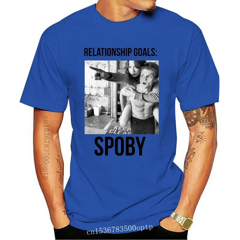 New Pretty Little Liars SPOBY T-shirt Spencer Toby Relationship Goals | Мужская одежда