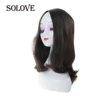 

SOLOVE Kosher Jewish Wig Silk Base Wig Silk Top Double Drawn With Baby Hair Unprocessed European Virgin Hair Wig
