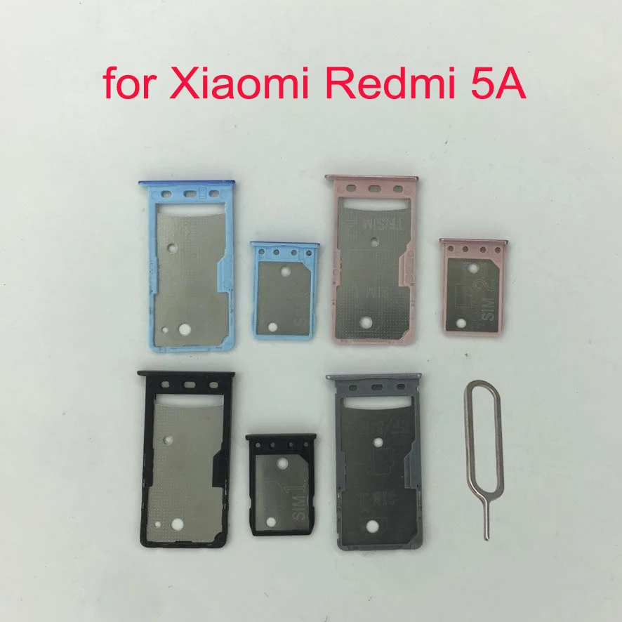 Для Xiaomi Redmi 5A телефонная сим-карта адаптер лотка для Xiaomi 5A корпус микро лоток для карт SD Держатель Замена+ Инструменты