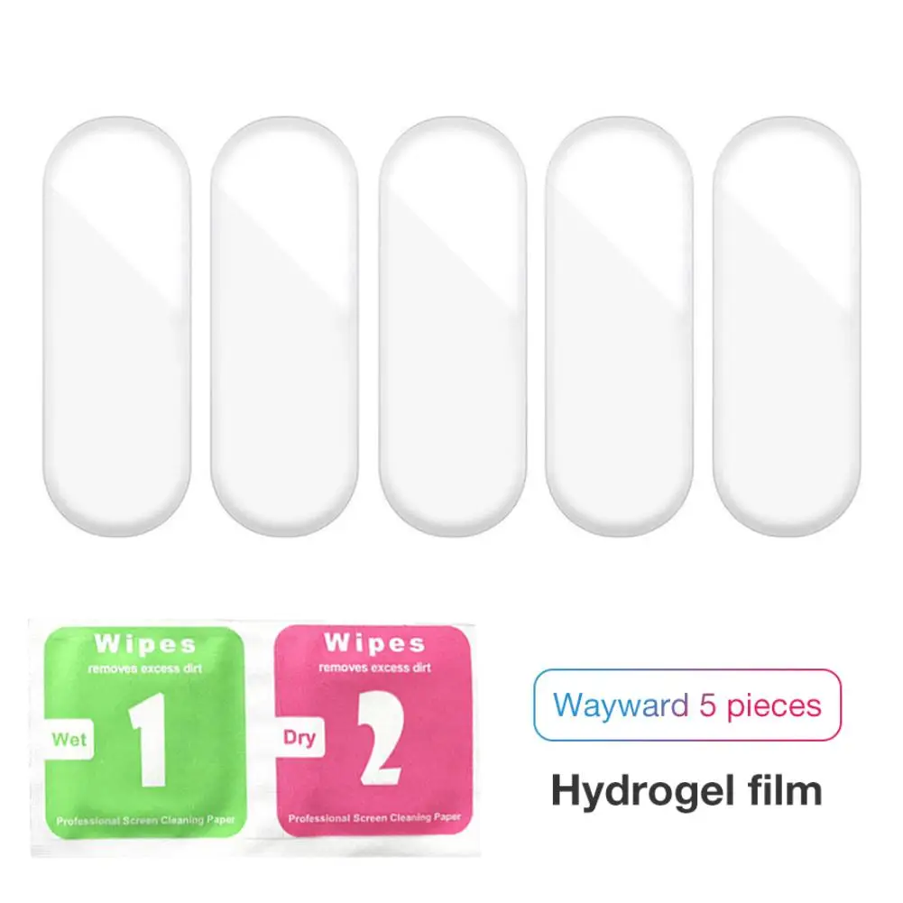 Hydrogel film 5pcs Для Xiaomi браслет 4 полноэкранная высокая проницаемость пленка 3D HD Взрывозащищенная защита от падения пленка M4 Гидрогелевая Защитная Tem - Цвет: Hydrogel film 5pcs