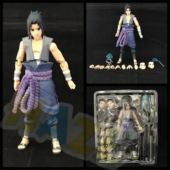 

Anime NARUTO Shippuden Uchiha Sasuke PVC Figure Model Movable Toy 14cm New