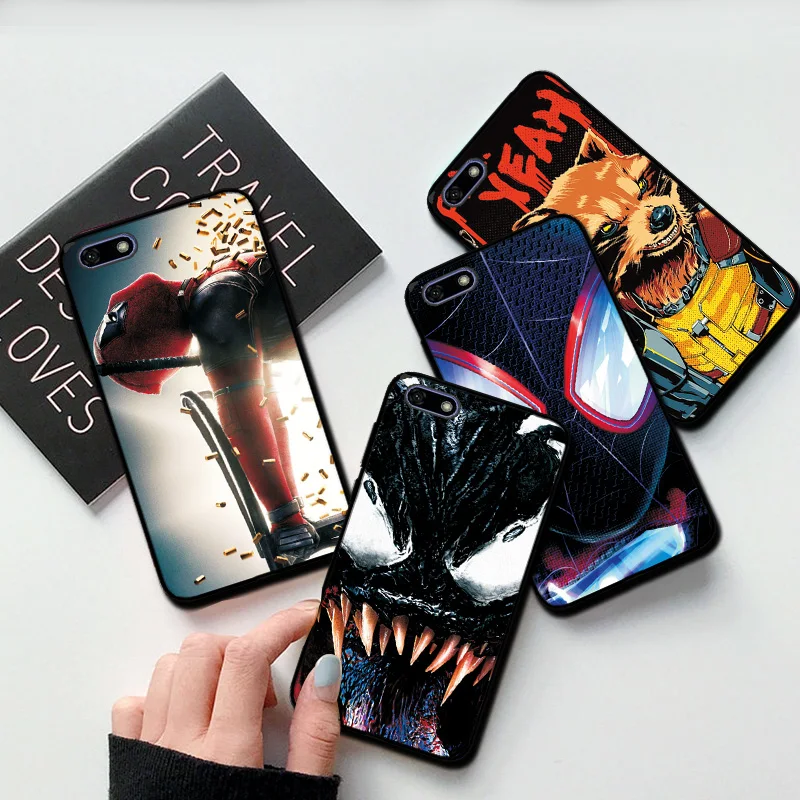 Marve черный ТПУ чехол для huawei P Smart Z Y5 Prime Lite чехол для huawei Honor 7S 7A 5,4" P8 P9 Lite чехол для телефона