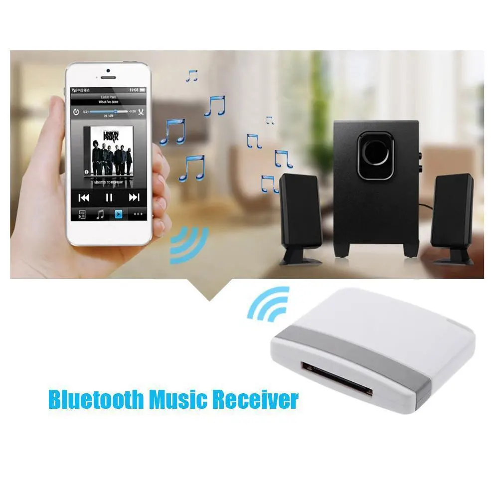 Высокое качество Мини Bluetooth музыкальный приемник Bluetooth аудио приемник беспроводной 30 контакт, динамики аудио рецептор для динамика#25