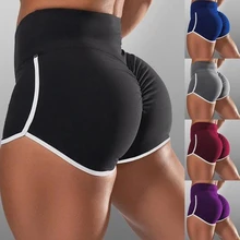 Nouveau été noir gris Sport Shorts femmes Shorts décontracté entraînement ceinture maigre Sexy S-3XL courtes livraison directe