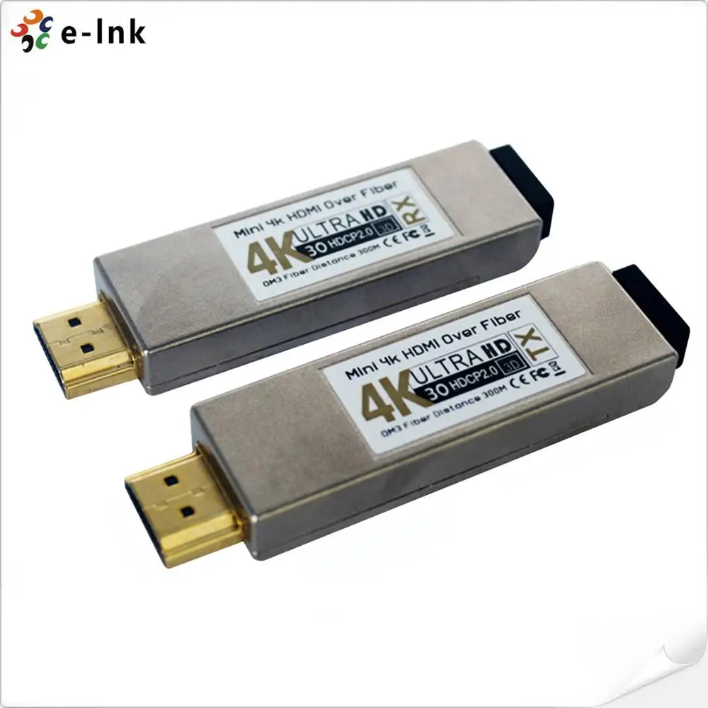 Mini 4K HDMI Over Optical Fiber Transceiver UHD
