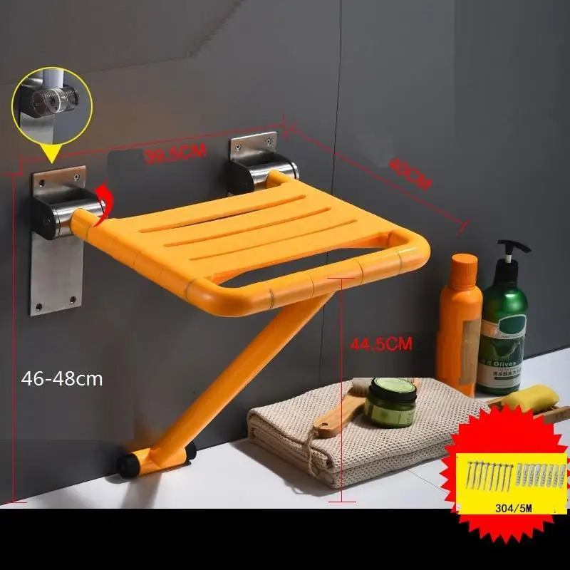 Tocador Sgabello мебель для спальни Ev Mobile Douche Kruk ванная комната табурет Ducha ноги Escalon Plegable стул для душа стул для ванной комнаты - Цвет: MODEL F