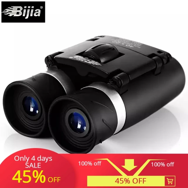 BIJIA 8x22 Высокое качество HD легкий открытый портативный бинокль складной компактный бинокль для детей для охоты