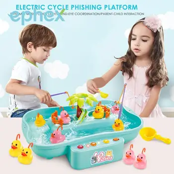 

Ephex Cool Led Practice Electric Fish Ducks Interesting Plastic Exercise Fishing Toys Novelty Big Hobby Safe Material